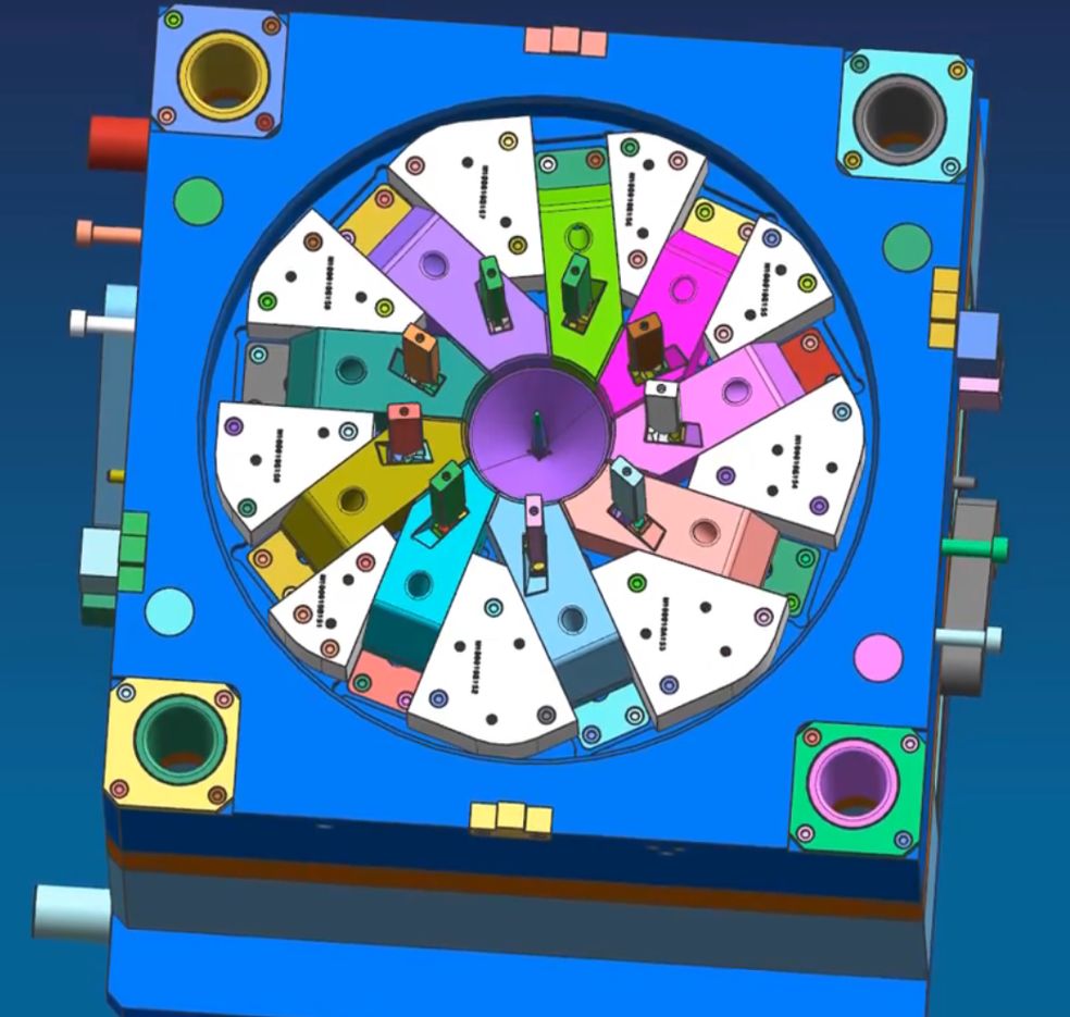 加工中心這套葉輪模具如何設(shè)計？如何脫模？(圖3)